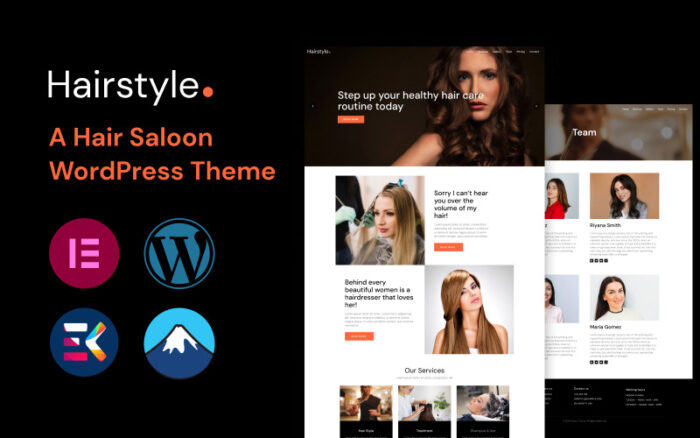 Hairstyle - Kuaför WordPress Teması