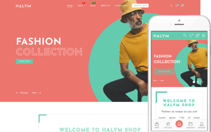 Halym - Giyim ve Moda için Tema WooCommerce Teması