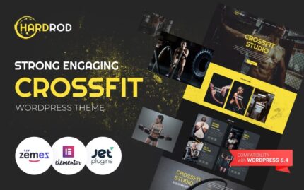 Hardrod - Dynamite Fitness ve Vücut Geliştirme WordPress Teması