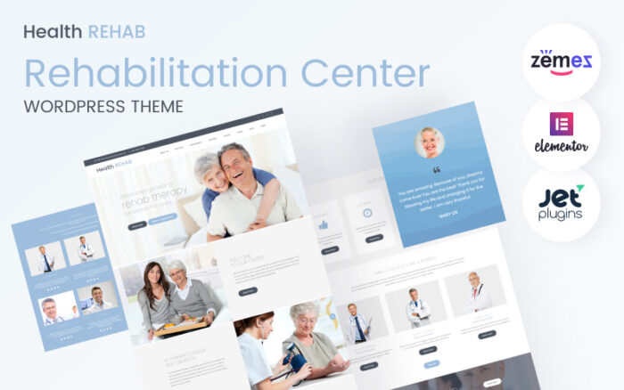 Health Rehab - Rehabilitation Center WordPress Teması