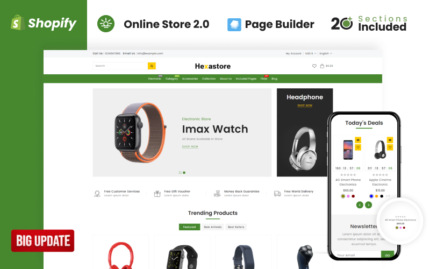 Hexastore Electronics Shopify Teması