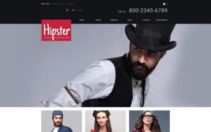 Hipster OpenCart Şablonu