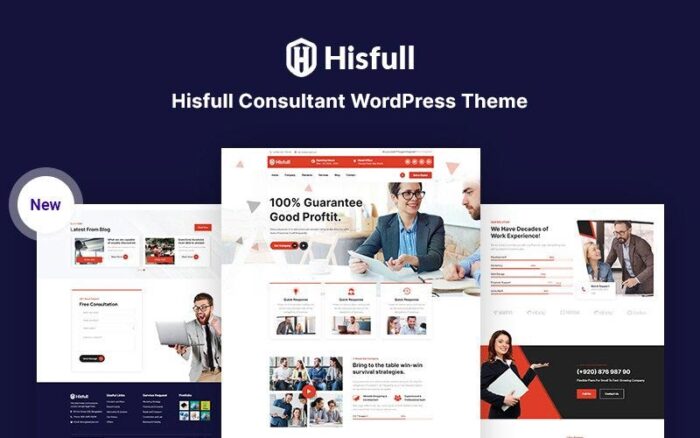 Hisfull - Duyarlı Danışman WordPress Teması