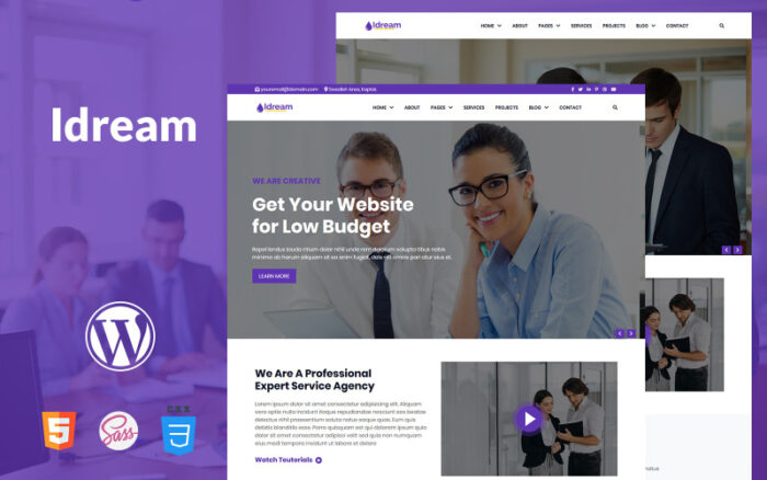 Idream Çok Amaçlı WordPress Teması