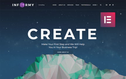 Informy - Consulting Company WordPress Elementor Teması