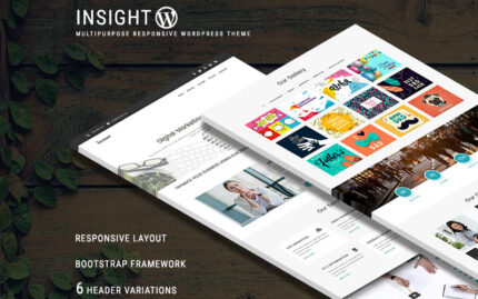 INSIGHT - Çok Amaçlı Duyarlı WordPress Teması