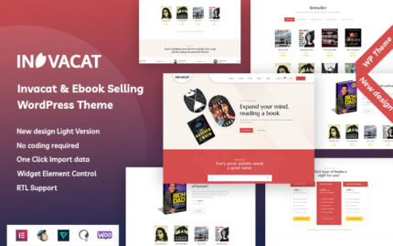 Invacat - E-kitap Satışı WordPress Teması