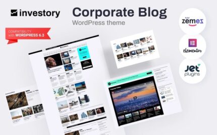 Investory - Kurumsal Blog WordPress Elementor Teması