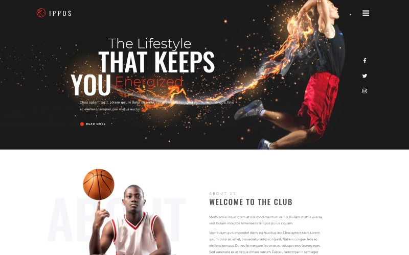 Ippos - Sport Multipurpose Modern WordPress Elementor Teması