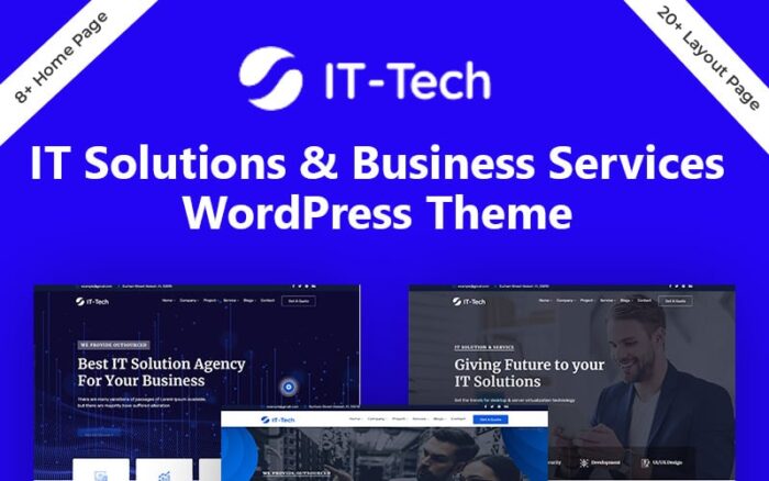 IT-Tech BT Çözümü ve Teknoloji WordPress Teması