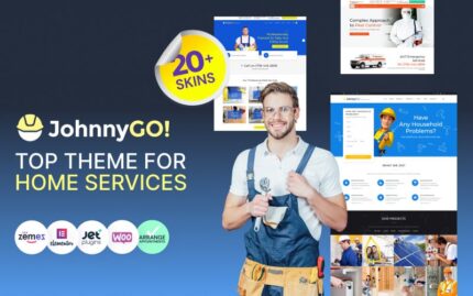 JohnnyGo - Çok Amaçlı Ev Hizmetleri WordPress Teması