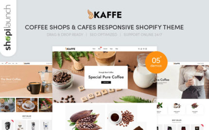 Kaffe - Kahve Dükkanları ve Kafeler Shopify 2.0 Teması