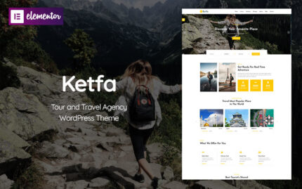 Ketfa – Tur ve Seyahat Acentası WordPress Teması