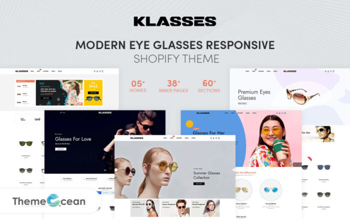 Klasses - Modern Gözlükler Duyarlı Shopify Teması