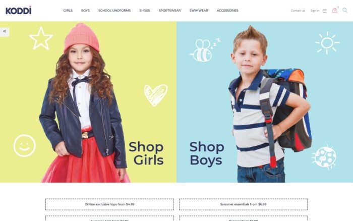 Koddi - Kids Clothes Clean Ecommerce Bootstrap PrestaShop Teması