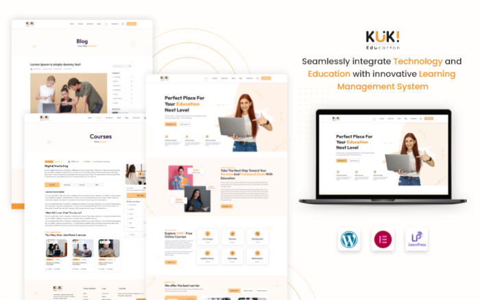 KUKI Education - LMS WordPress Teması