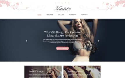 Kustrix - Fashion Blog Magazine WordPress Teması