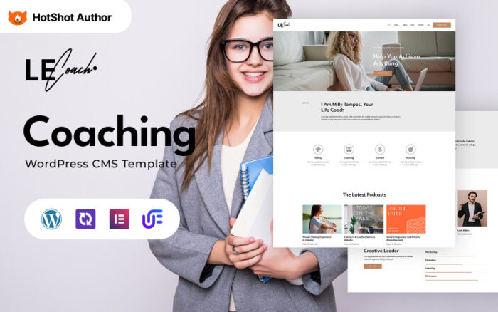 Lecoach - Yaşam Koçluğu WordPress Elementor Teması