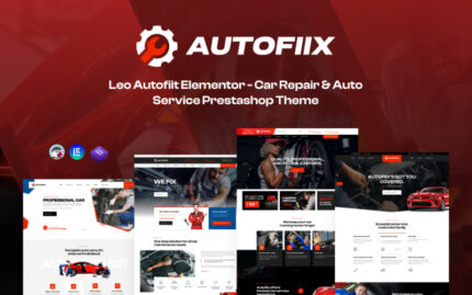 Leo Autofiix Elementor - Araba Tamir ve Oto Servis Prestashop Teması