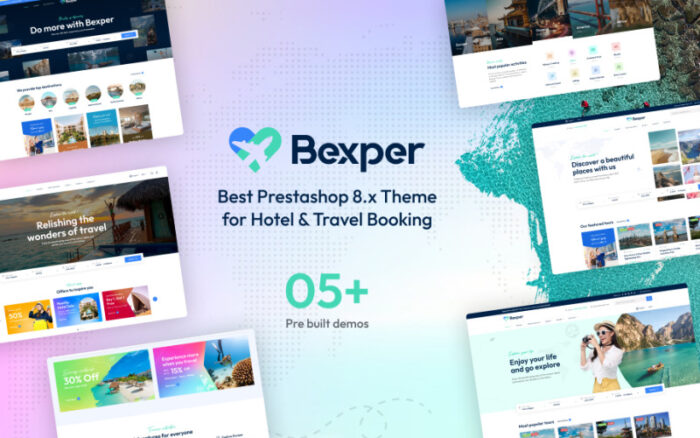 Leo Bexper Elementor - Seyahat Rezervasyonu Prestashop Teması