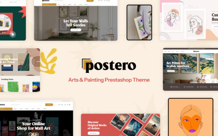 Leo Postero - Sanat ve Resim Prestashop Teması