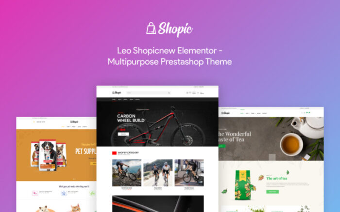 Leo Shopicnew Elementor - Çok Amaçlı Prestashop Teması