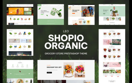 Leo Shopio Organik - Bakkal Prestashop Teması