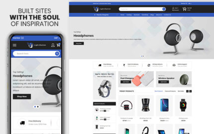 Light Electron - The Electronics & Mobile Premium Shopify Teması