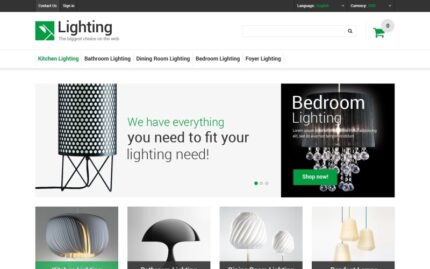 Lighting Store PrestaShop Teması