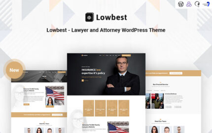 Lowbest - Duyarlı Avukat ve Avukat WordPress Teması