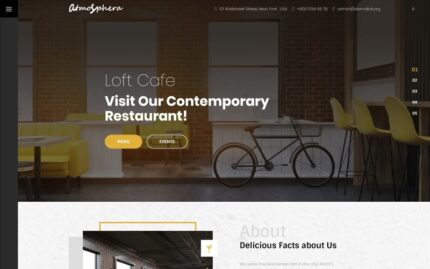 Lunar Cafe - Cafe & Restaurant WordPress Elementor Teması