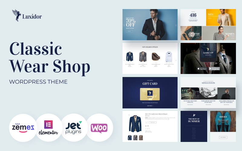 Luxidor - Accessories and Apparel Fashion Elementor WooCommerce Teması