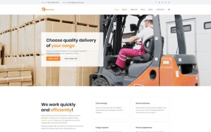 Machiter - Logistics Multipurpose Classic WordPress Elementor Teması