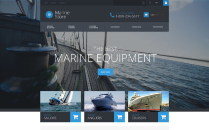 Marine Store PrestaShop Teması