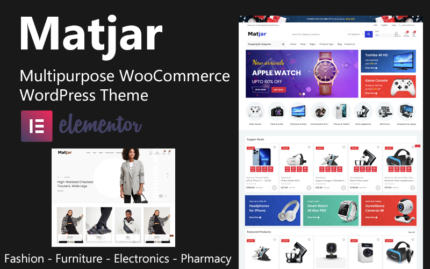 Matjar - Çok Amaçlı WooCommerce WordPress Teması