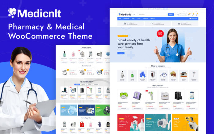 Medicnlt - Eczane ve Medikal Mağaza WooCommerce Teması