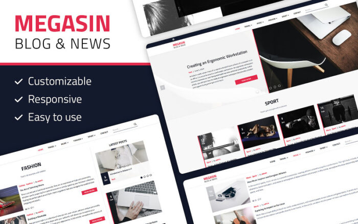 Megasin - Blog, Dergi, Haber WordPress Teması