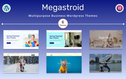 MegaStroid - İşletmeniz için Çok Amaçlı Set Şablonları WordPress Teması