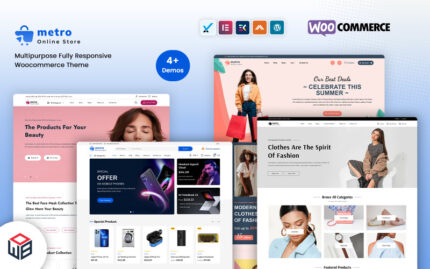 Metro - Elektronik MegaShop WooCommerce Şablonu