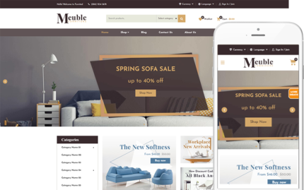 Meuble - Mobilya Teması WooCommerce Teması