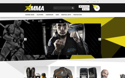 MMA Store PrestaShop Teması