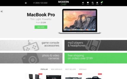 Modern Chip PrestaShop Teması