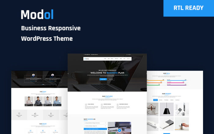 Modol - Kurumsal Duyarlı WordPress Teması