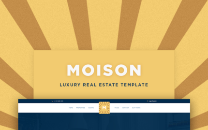 Moison Real Estate Lüks WordPress Teması