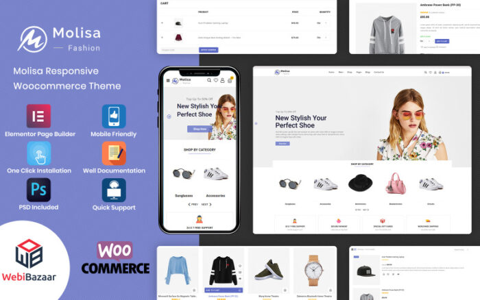 Molisa - Çok Amaçlı Süpermarket WooCommerce Teması