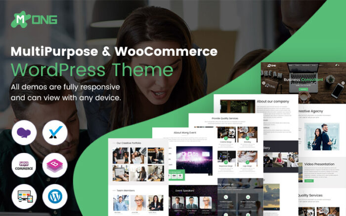 Mong Çok Amaçlı WordPress WooCommerce Teması