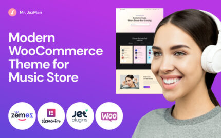 Mr. JazMan - Müzik Mağazası WooCommerce Teması