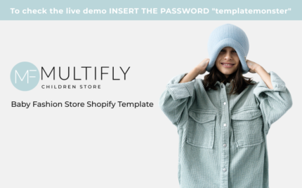 Multifly Baby Fashion Store Shopify Teması