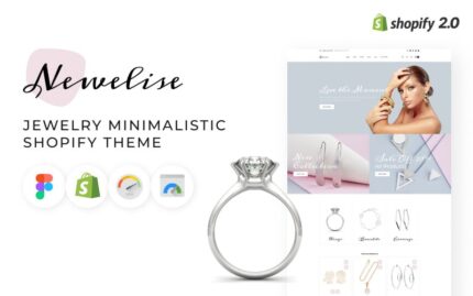 Newelise - Jewelry Elegant Minimalist Shopify Teması