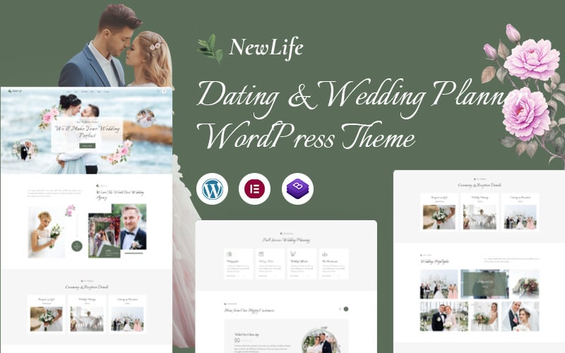 Newlife – Arkadaşlık ve Düğün Planlayıcısı WordPress Teması